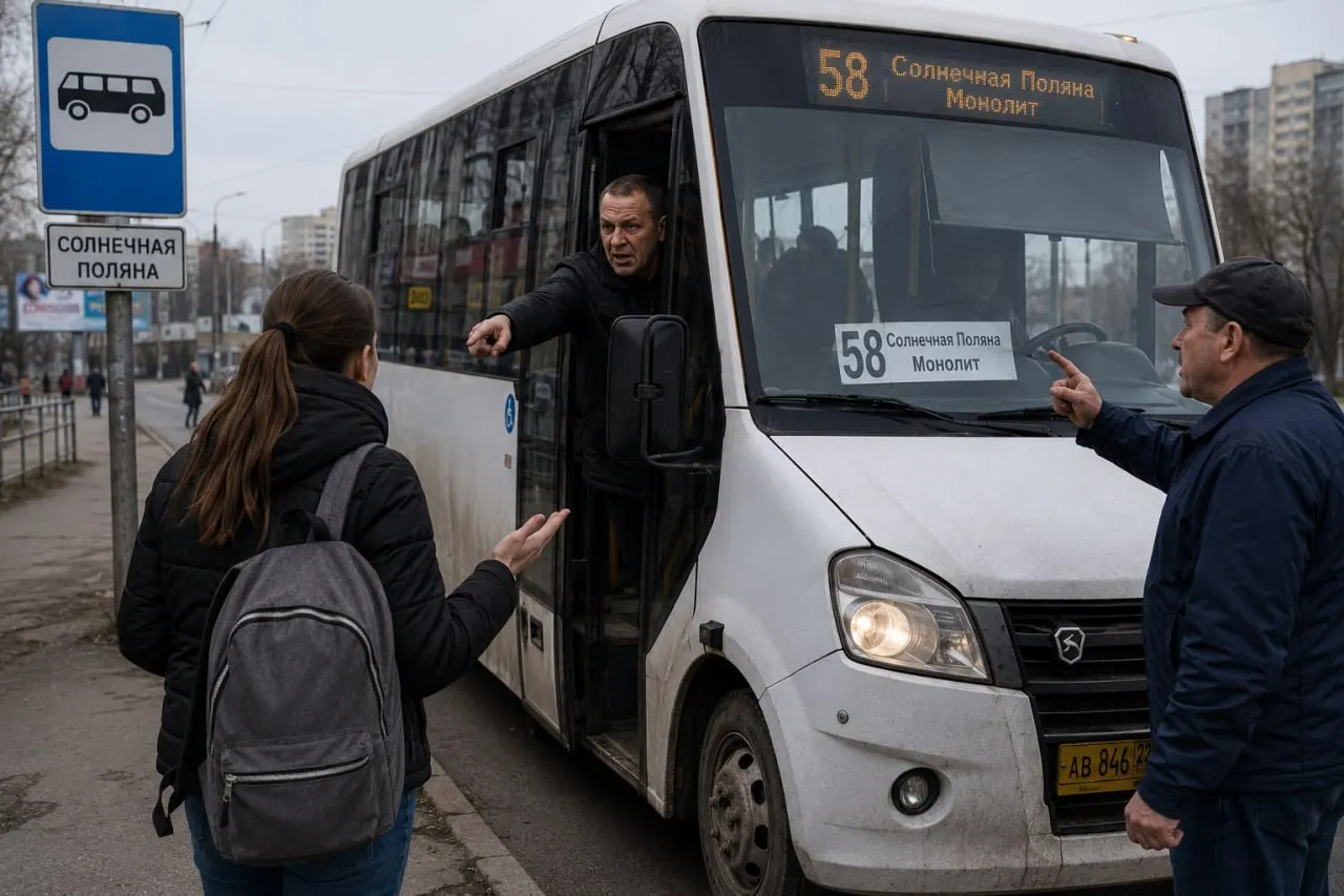 Утром 6 мая женщина заявила, что водители маршрута №58 грубо обращались с ней после отказа пересесть в переполненный автобус; жалобу уже направили в контролирующие органы.