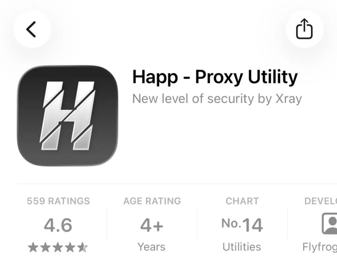 Версия приложения Happ — Proxy Utility Plus исчезла из российского сегмента App Store. Apple объясняет это несоответствием местному законодательству; её отчёты показывают резкий рост удалений по запросам властей.