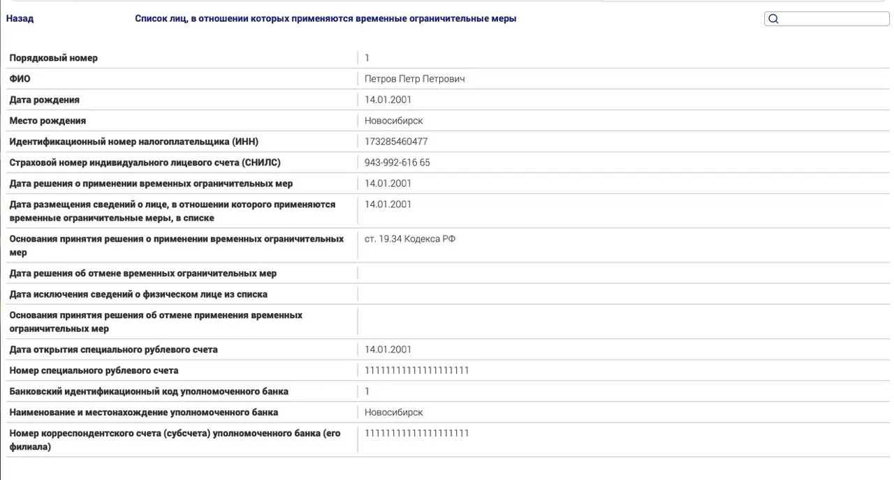 Минюст объявил о создании реестра для граждан, находящихся за пределами России по политическим делам; запланированы меры, включая ограничения на имущественные операции, банковские и консульские действия для нарушителей.