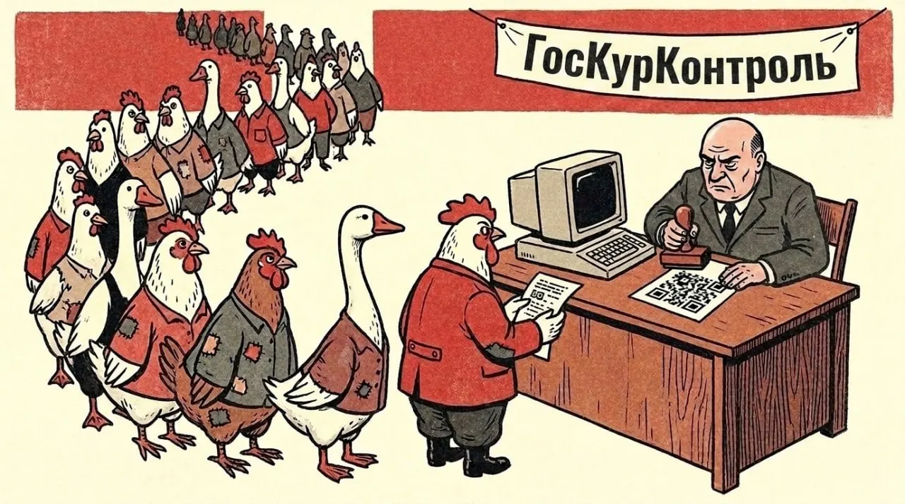 Разъяснения Россельхознадзора: регистрация проводится через государственную ветеринарную службу по месту жительства; приносить кур в МФЦ не требуется.